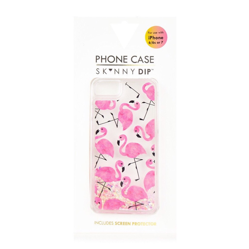 Skinnydip London Flamingo Print iPhone Case